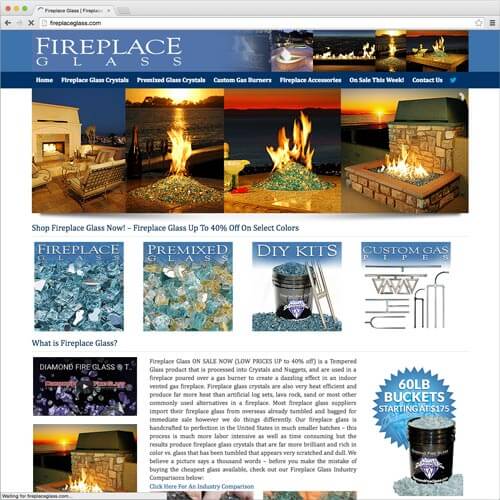 website picture fireplaceglass.com domain reviews