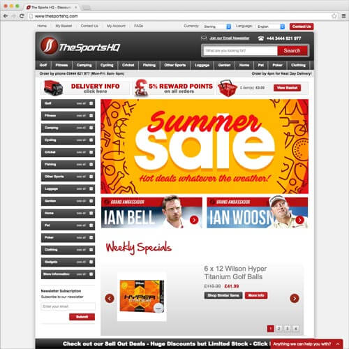 website picture thesportshq.com domain reviews